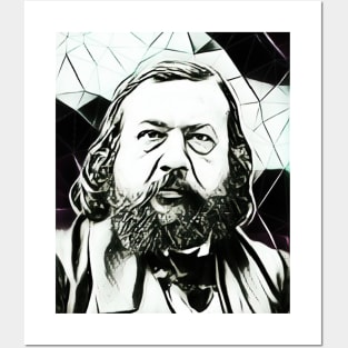 Theophile Gautier Black And White Portrait | Theophile Gautier Artwork 3 Posters and Art